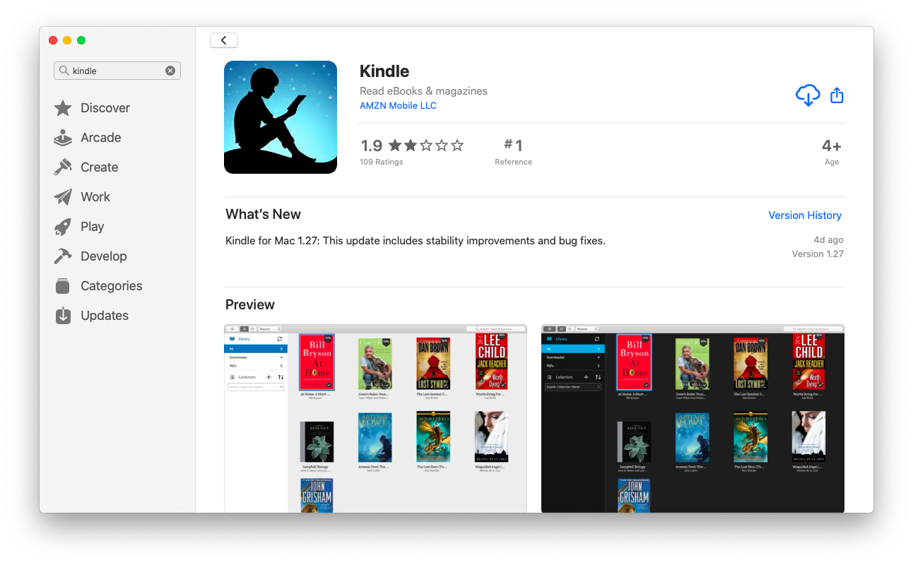 kindle app for mac book air 10.7.5